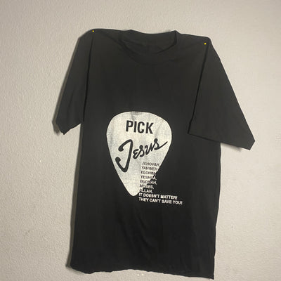 pick jesus tee (black)